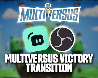 Animated Multiversus Victory Stream Transition Pack for OBS/SLOBS