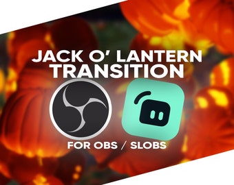 Falling Jack O' Lantern Transition for OBS / SLOBS