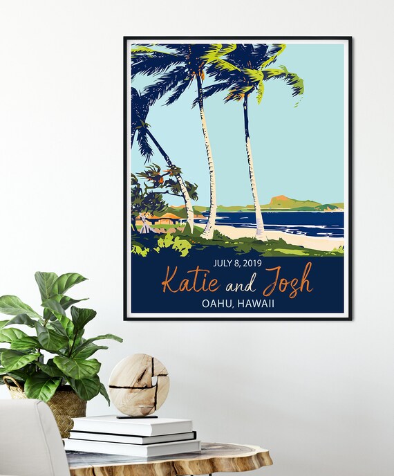 Beach Wedding Sign Palm Tree Wedding Sign Beach House Decor Etsy