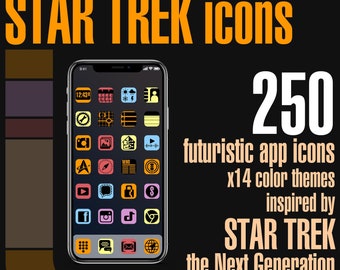 futuristic science fiction icons for iphone and android applications (inspired by the Enterprise and the Federation in Star Trek)