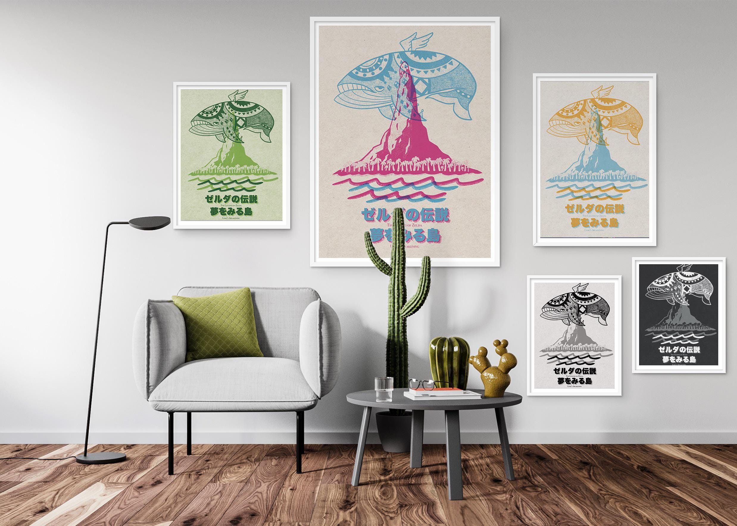 Link Rection Poster Set of 5 Printable Posters, in a Screen-printed Style, Inspired by ...
