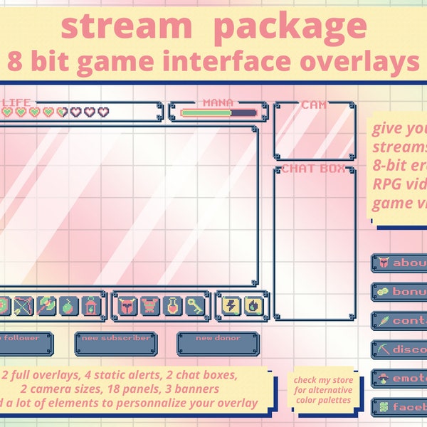 Nintendo 3ds Twitch Overlay - Etsy UK