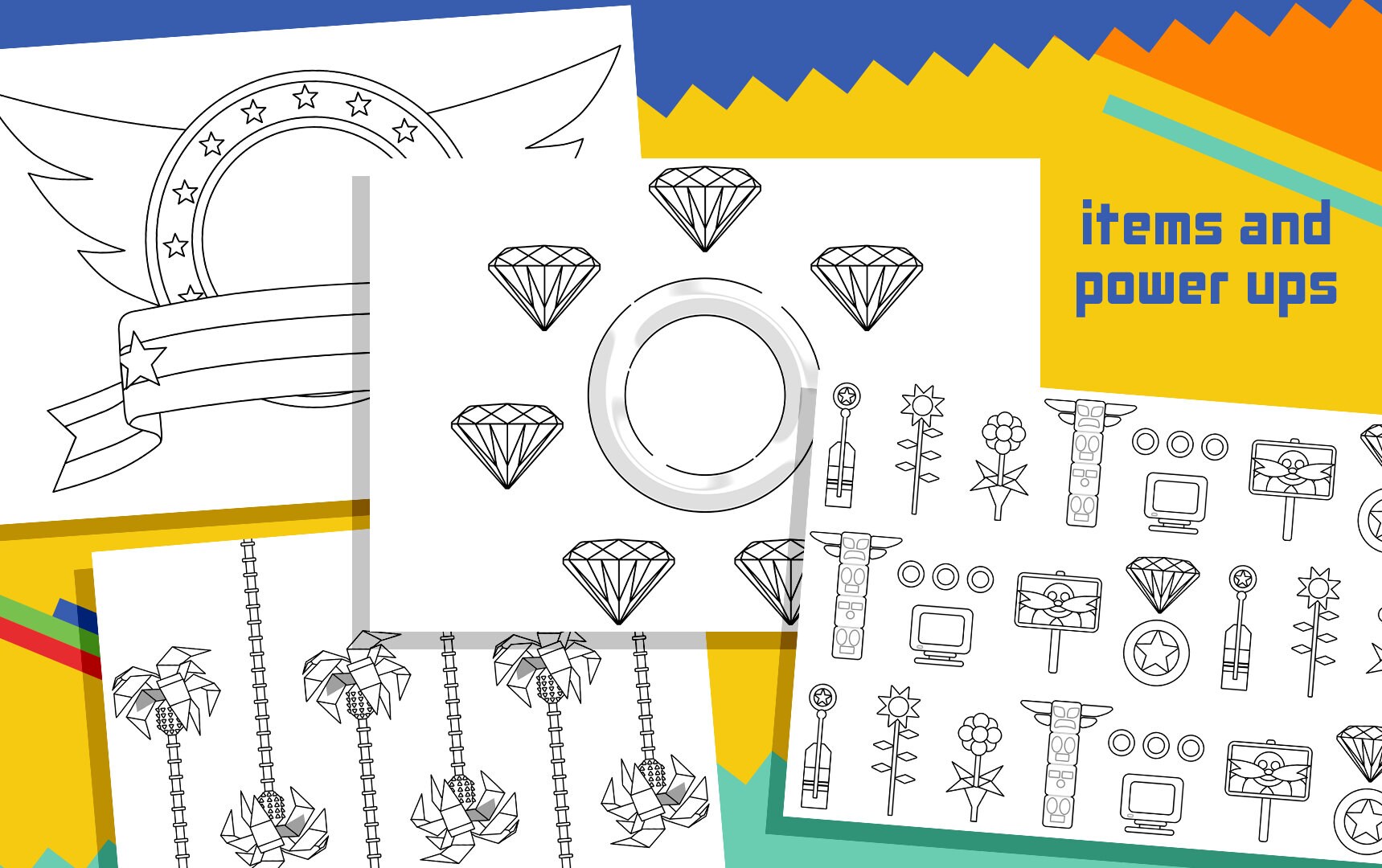 Sonic the Hedgehog Coloring Pages - Etsy