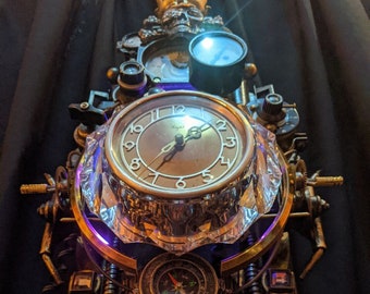 steampunk wall clock (to order, from three week !  Free delivery!)