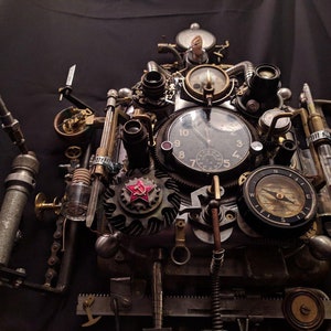 Reloj de pared grande Steampunk imagen 2