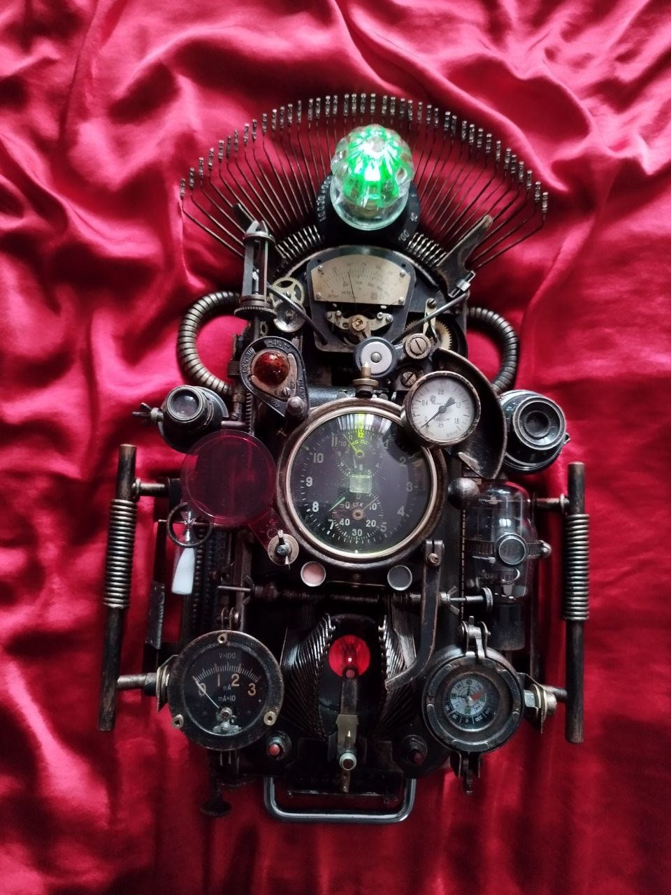 Steampunk Wall Clock to Order, From Three Week Free Delivery 