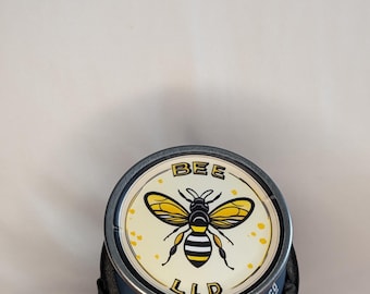 Bee Drink Lid: Keeps Insects Out, Food Safe Foam, Magnetic Tab