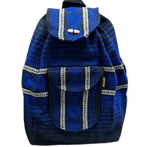 BACKPACK , HIPPIE GEAR , made in Mexico , mochila , Pinzon backpack , Royal