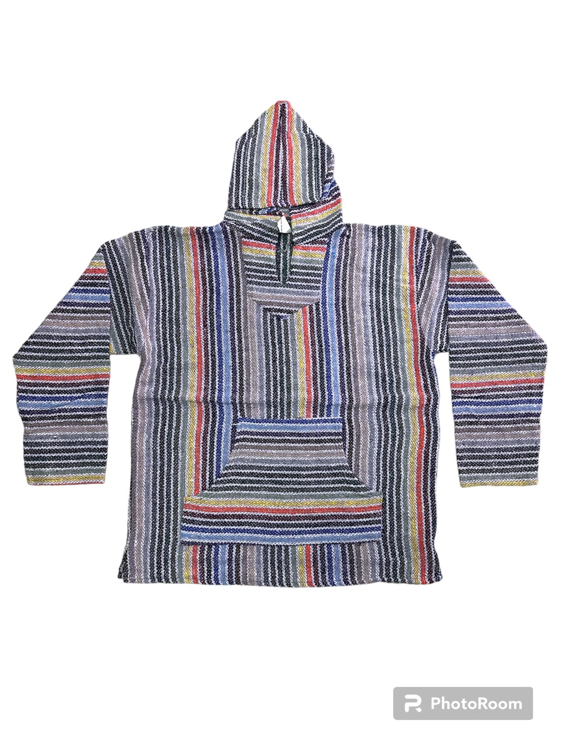 3XL , BAJA HOODIE , PONCHO , Made in Mexico , Beach Sweater , Surf