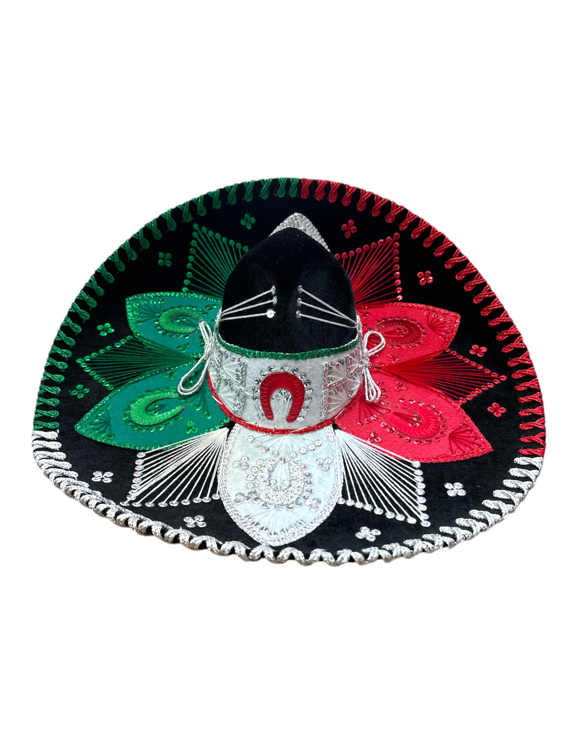 Black Mexican Sombrero - Etsy