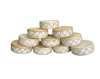 10 PIECE Wholesale ,  4" , Real RAWHIDE DRUM , wholesale , arts and crafts , drum ,