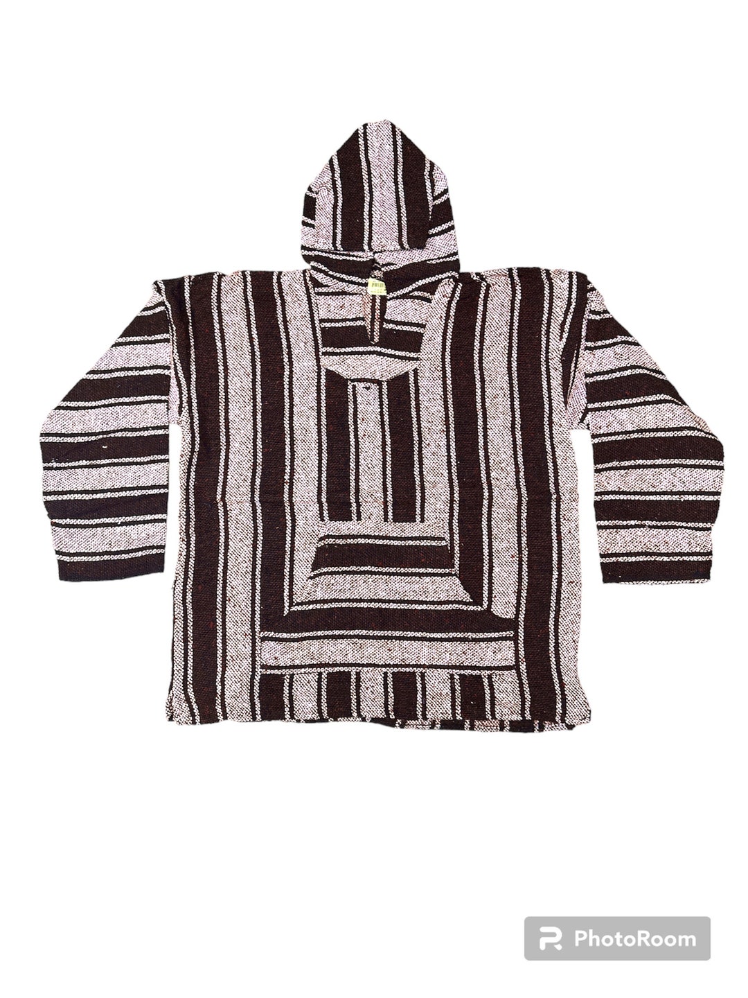 3XL , BAJA HOODIE , PONCHO , Made in Mexico , Beach Sweater , Surf