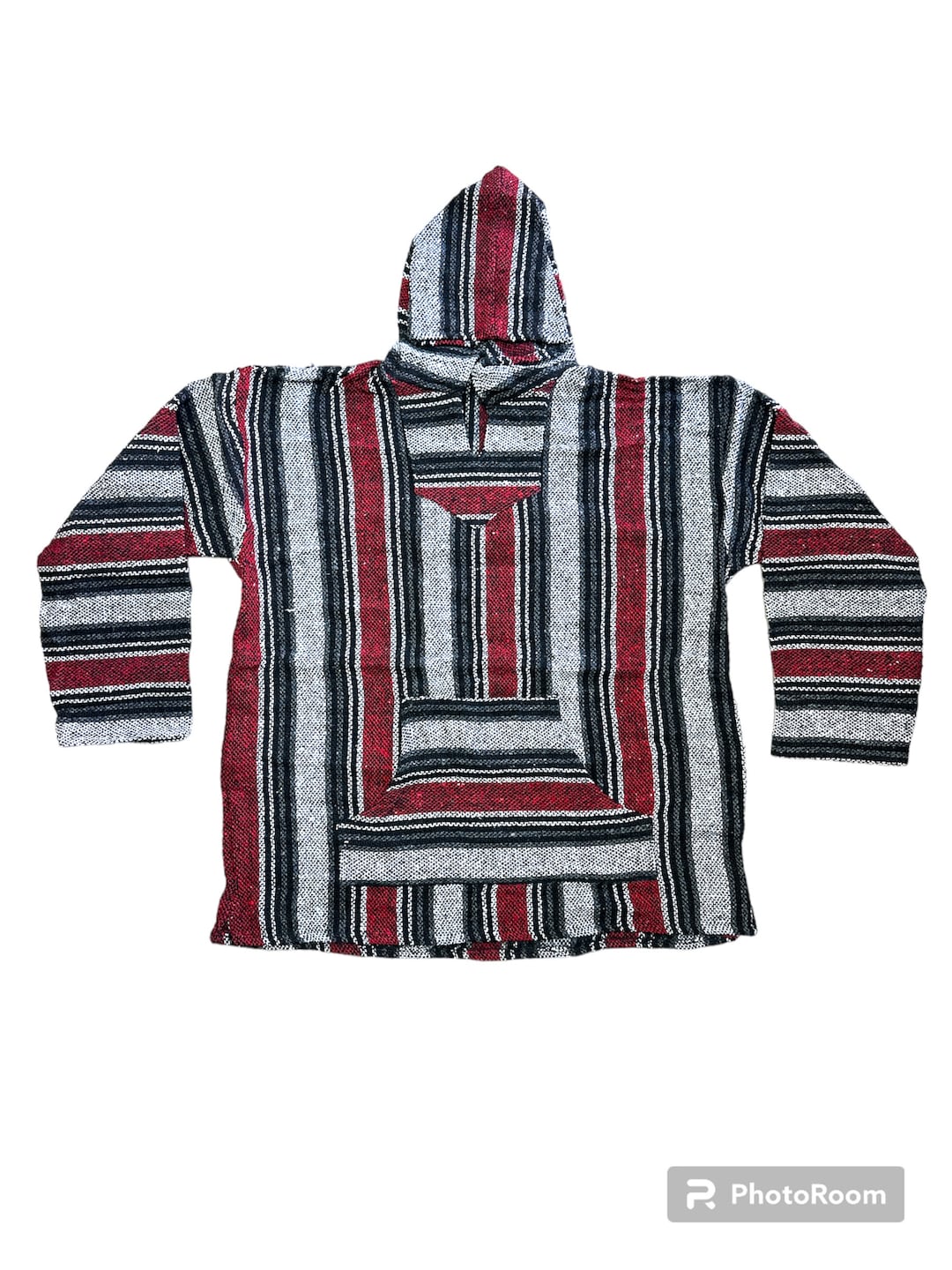 3XL , BAJA HOODIE , PONCHO , Made in Mexico , Beach Sweater , Surf