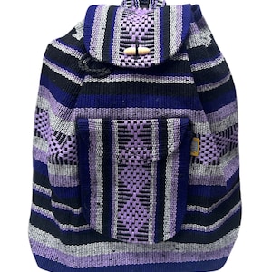 BACKPACK , HIPPIE GEAR , made in mexico , mochila , pinzon backpack , purple