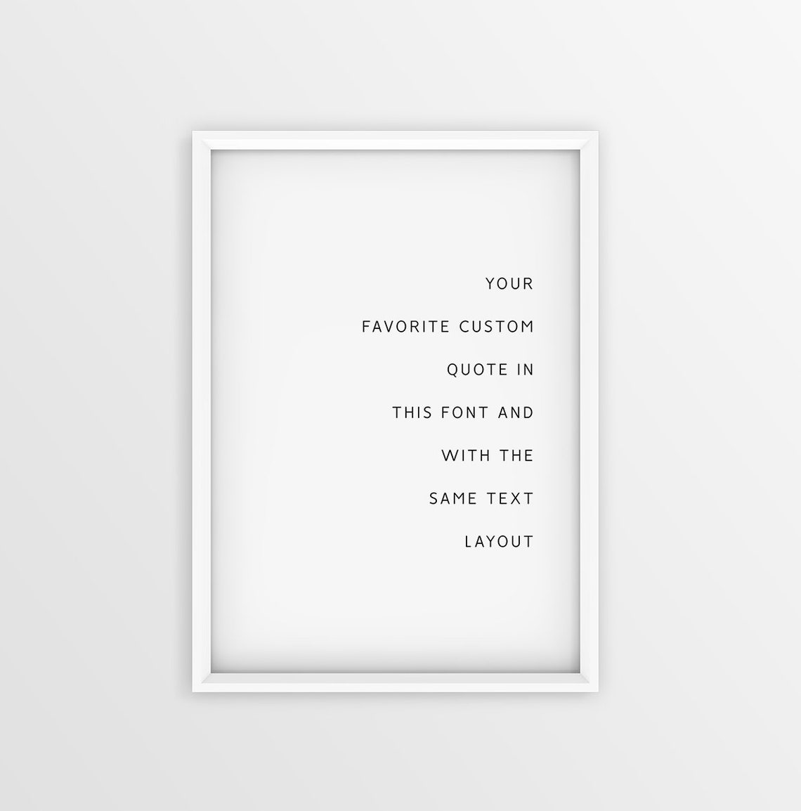 Custom quote wall art framed or unframed Modern office decor Etsy