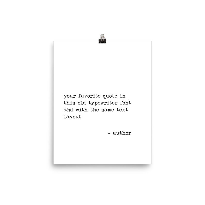 Custom quote print framed unframed canvas Custom canvas Etsy