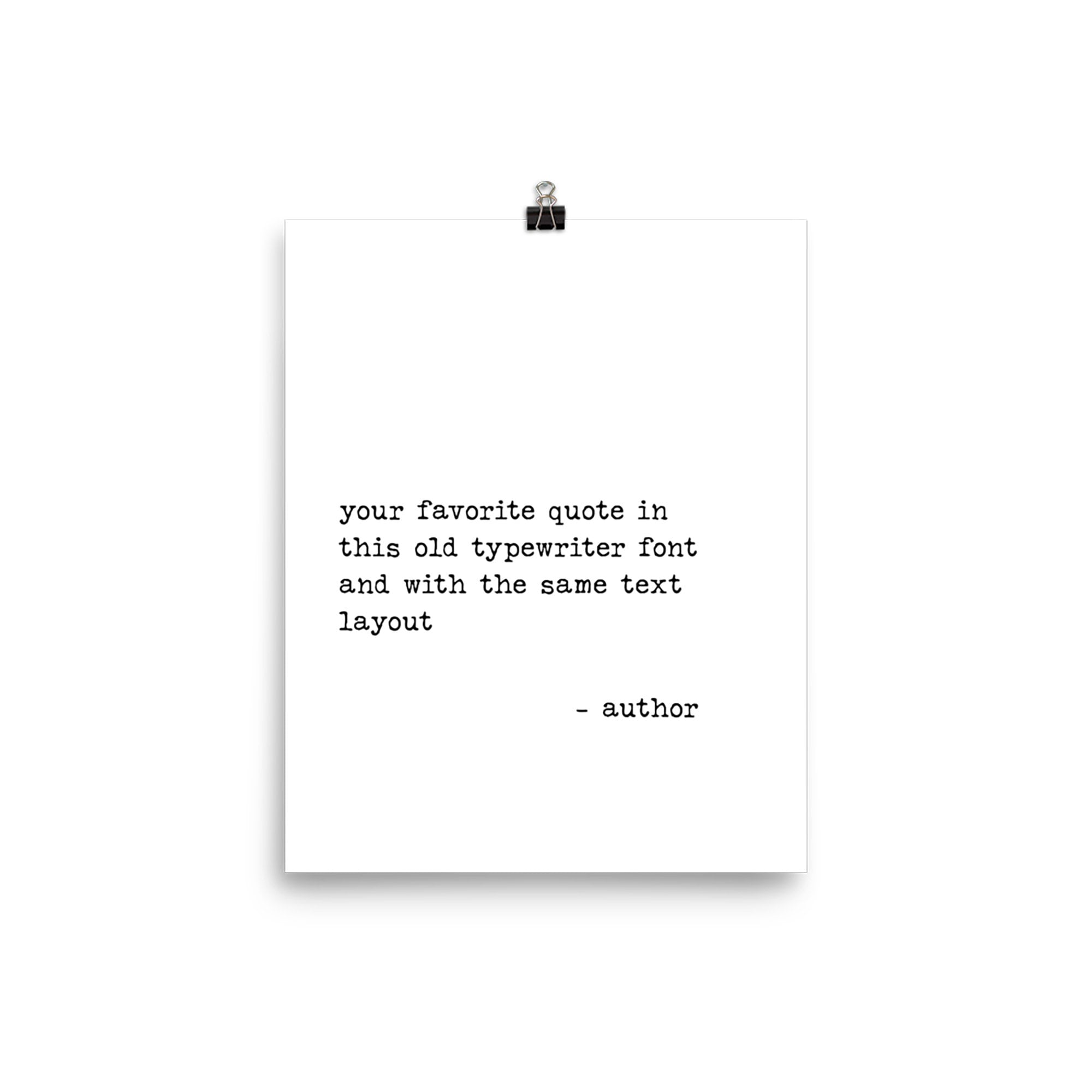 Custom quote print framed unframed canvas Custom canvas Etsy