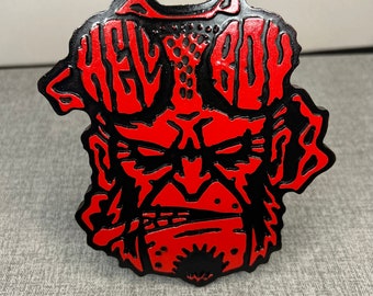 Hellboy aluminum hitch cover  Made in U.S.A