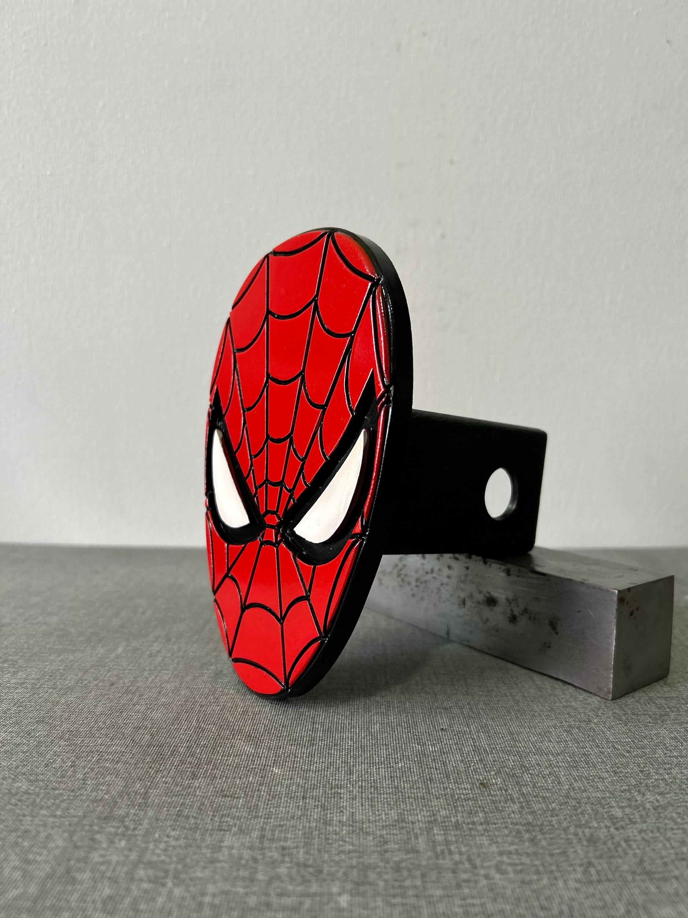 Spider-Man aluminium koppelingsdeksel. Gemaakt in de VS