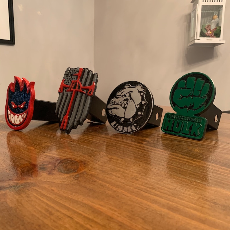 Custom Tow Hitch Cover Design Your Own deposit Only Etsy