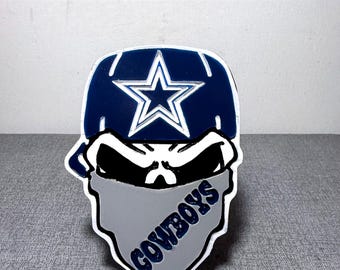 Dallas Grit Skull Bandana hitch cover. Made in the USA.