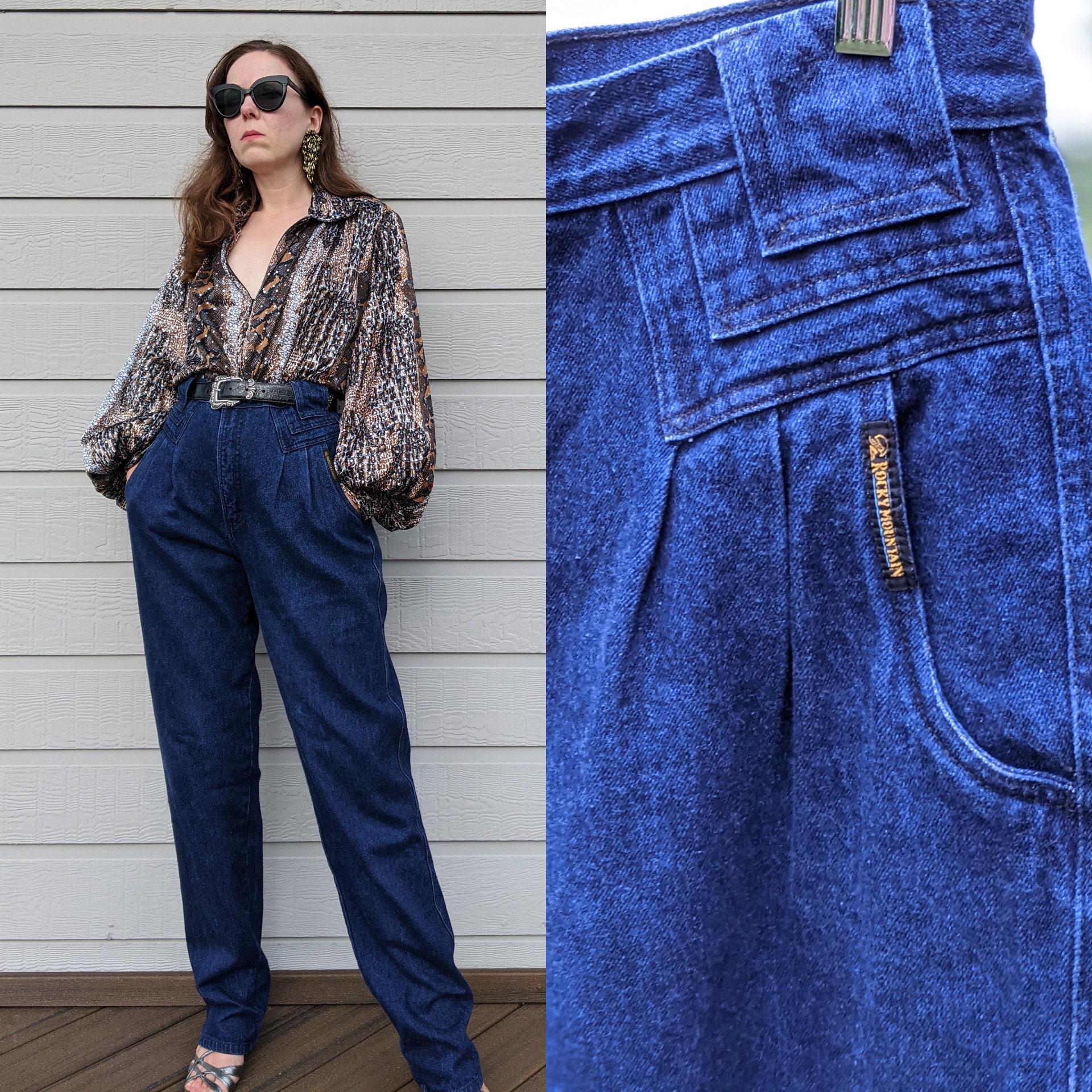 Vintage Rocky Mountain Jeans 80s High 