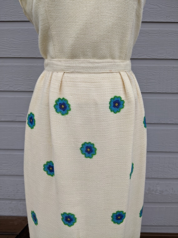 Vintage woven 60s Alice of California exotic prin… - image 4