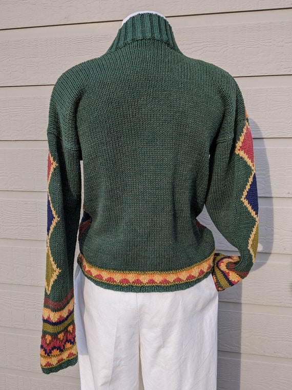 Vintage sweater textured chunky knit Reed Hunter … - image 9