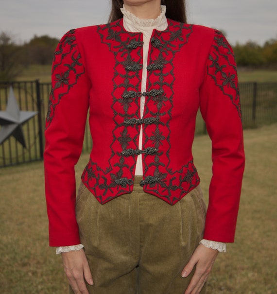 Blazer vintage noble clearance red