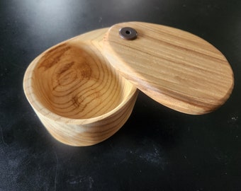 Wooden Salt Box/Cellar, Spice Box