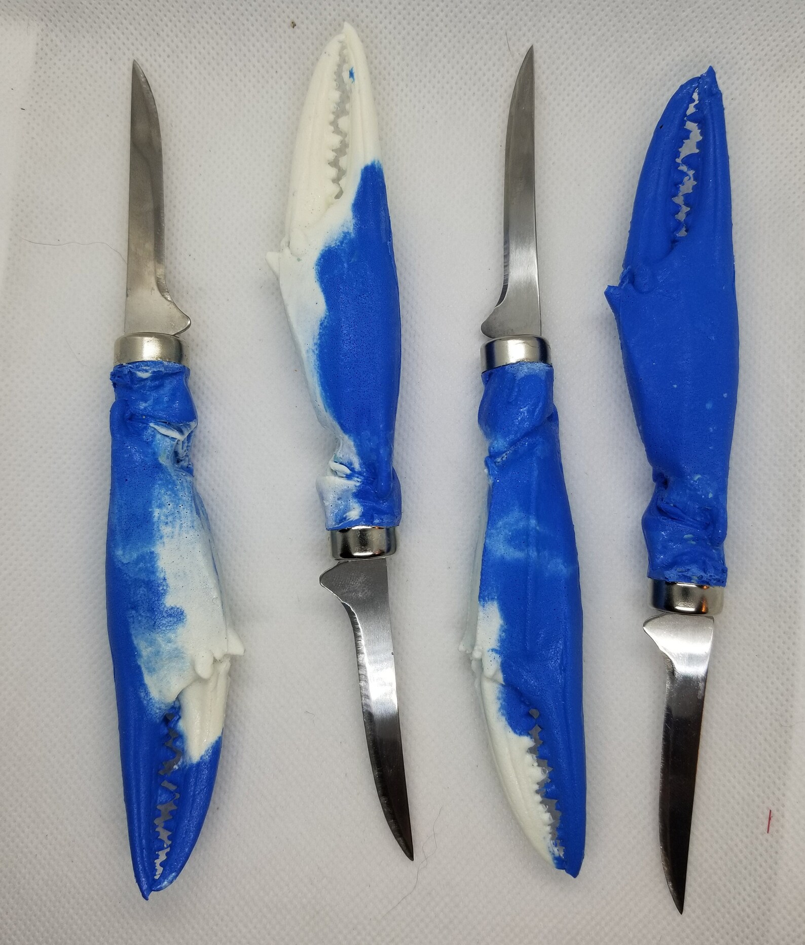 Crab Knife Set/ MD Blue Crab Claw Handle Knife /king Etsy