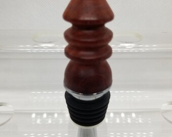 Hand Turned Wooden  Bottle stopper