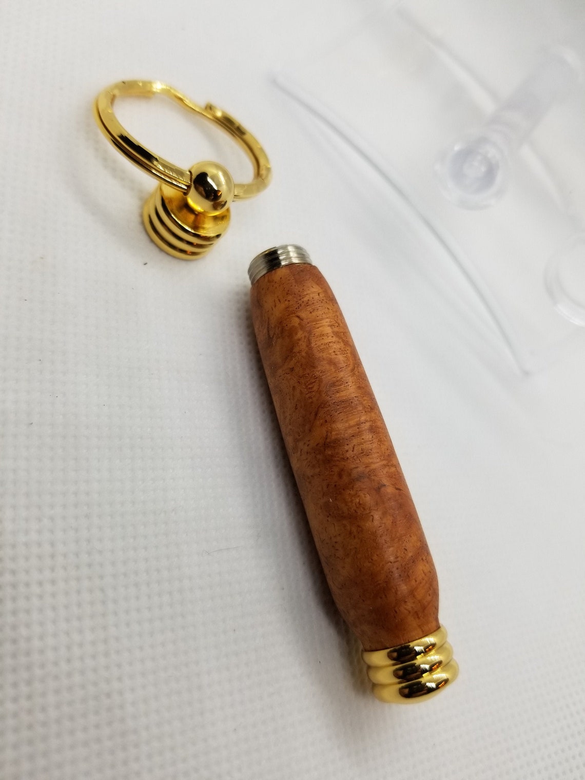 Secret Compartment 24k Gold Keychain Etsy UK