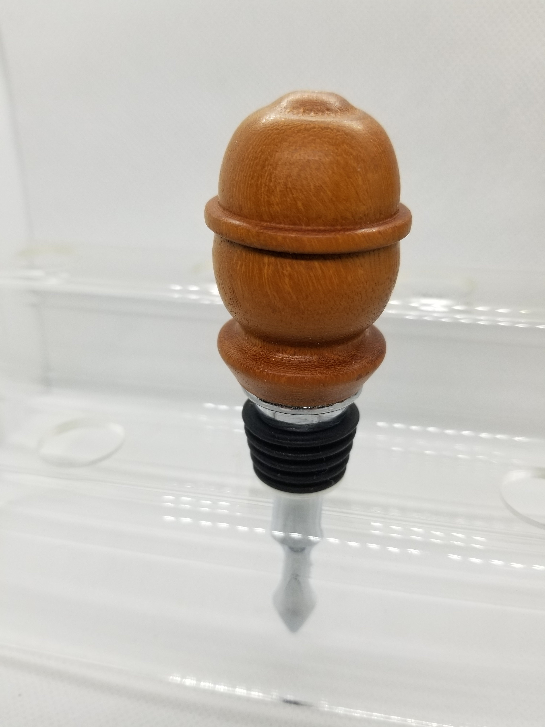 Hand Turned Wooden Bottle Stopper Etsy