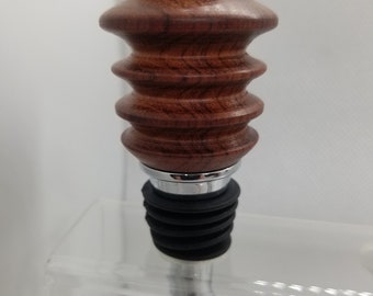 Hand Turned Wooden  Bottle stopper