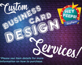 Custom Business Card, Design Service, Graphic Design, Graphic Designer, Logo, Business Branding