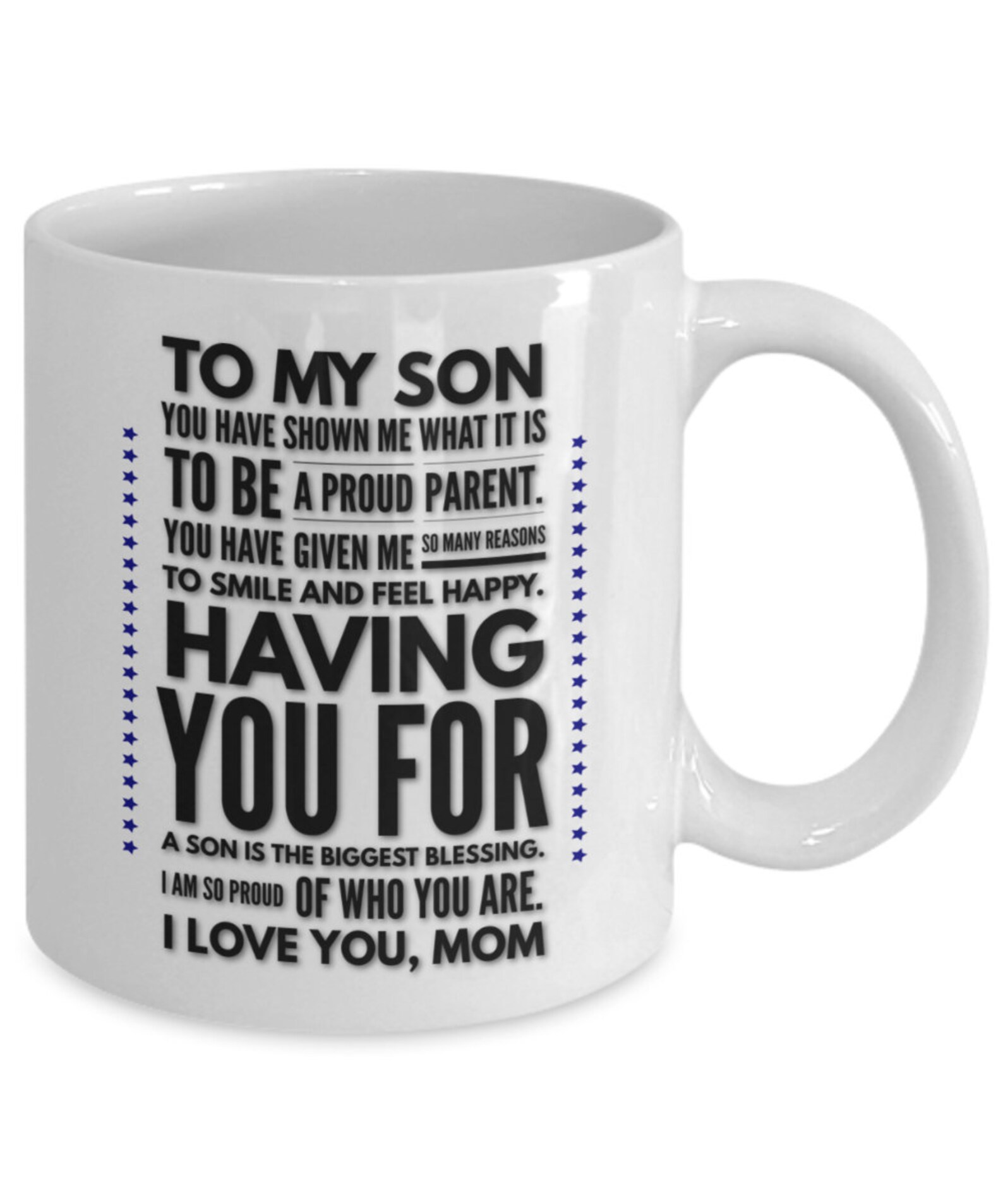 So proud of you gifts for men So proud of you son To my son Etsy