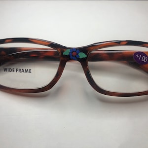 Limited Edition Hand Painted Reading Sunglasses! acrylic style fashion eyewear floral design
