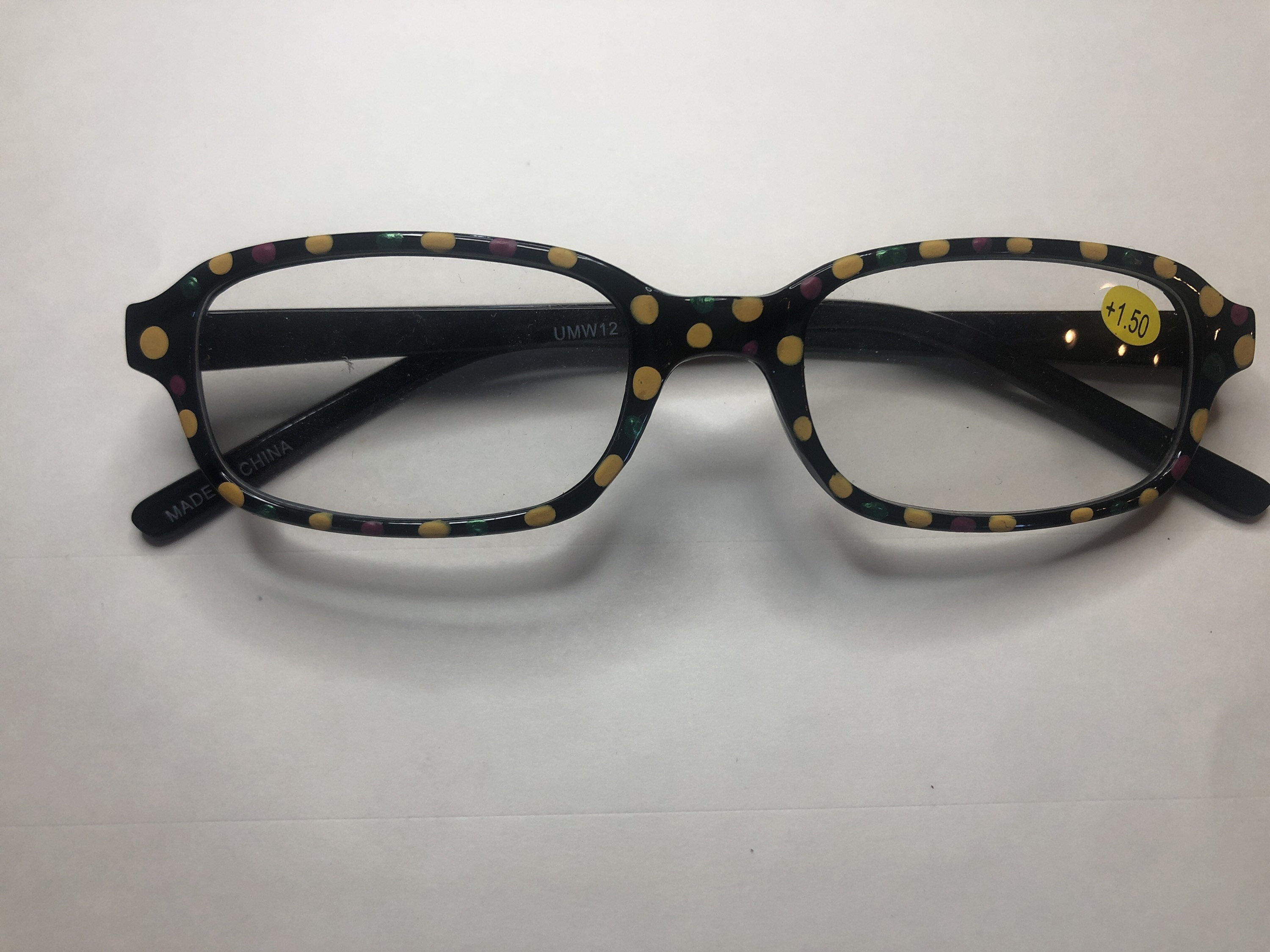 Polka Dot Collection Hand Painted Reading Glasses Polka Dots Acrylic