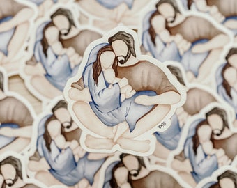 A Quiet Moment Sticker // Catholic Sticker // Catholic Decal | Catholic Gift