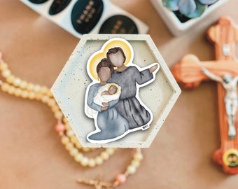 Nativity Sticker // Holy Family Sticker // Saint Sticker // Saint Decal // Catholic Sticker // Catholic Gift