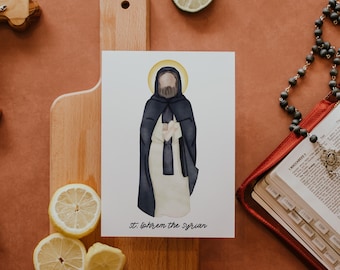 Saint Ephrem | Saint Card | Saint Print | Catholic Gift