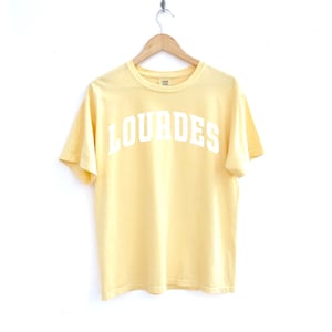 Lourdes T-Shirt Catholic T-Shirt Saint T-Shirt Catholic Gift Butter