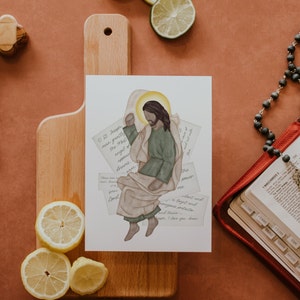 Sleeping Saint Joseph | Saint Card | Saint Print | Catholic Gift