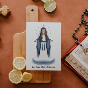 Star of the Sea | Our Lady | Saint Card | Saint Print | Catholic Gift