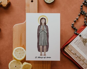 Saint Alexius of Rome | Saint Card | Saint Print | Catholic Gift