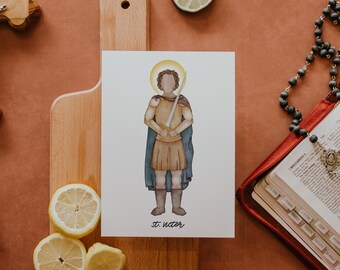 Saint Victor | Saint Card | Saint Print | Catholic Gift