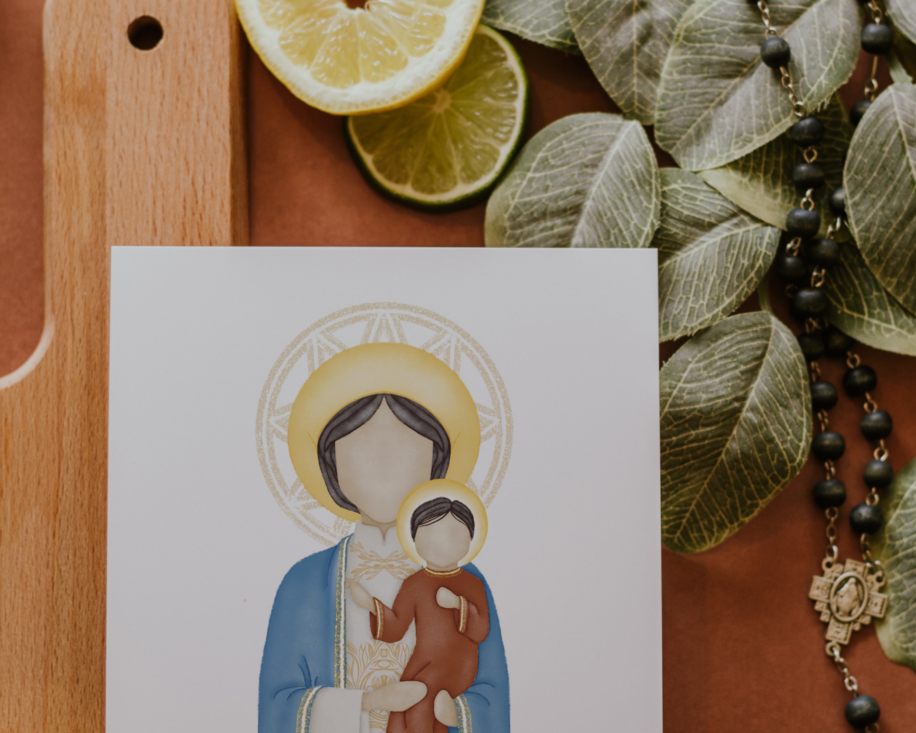 Our Lady of La Vang | Saint Print | Saint Card | Catholic Gift - Etsy