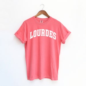 Lourdes T-Shirt Catholic T-Shirt Saint T-Shirt Catholic Gift Watermelon