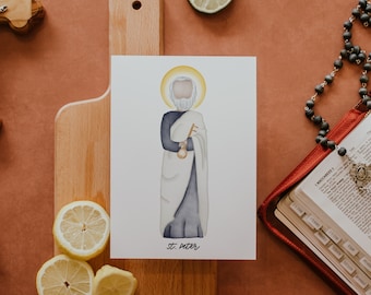 Saint Peter | Saint Card | Saint Print | Catholic Gift